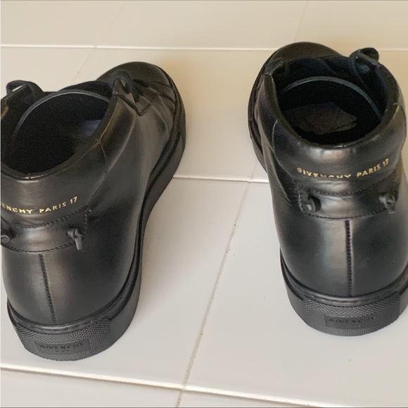 Givenchy, Men's Black Urban Street High-top Sneakers, size 43 - Picture 7 of 12